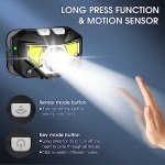 Rechargeable 1200 Lumen Waterproof LED Headlamp Set
