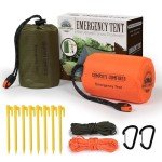 Mylar Emergency Tent for 2 - Waterproof & Ultralight