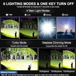 Super Bright 20,000 Lumen Rechargeable Tactical Flashlights