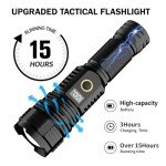 Super Bright Rechargeable Tactical Flashlight for Emergencies