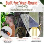 Mylar Emergency Tent for 2 - Waterproof & Ultralight