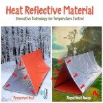 Mylar Emergency Tent for 2 - Waterproof & Ultralight