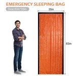 Emergency Sleeping Bag - Waterproof Bivy Sack Set