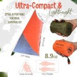 Mylar Emergency Tent for 2 - Waterproof & Ultralight