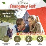 Mylar Emergency Tent for 2 - Waterproof & Ultralight
