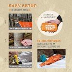 Compact 2-Person Mylar Emergency Survival Tent