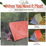 Mylar Emergency Tent for 2 - Waterproof & Ultralight