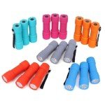 18-Pack Mini LED Flashlights with Batteries Included