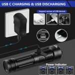 Super Bright 1000000 Lumens Rechargeable LED Flashlight