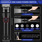 Super Bright 1000000 Lumens Rechargeable LED Flashlight