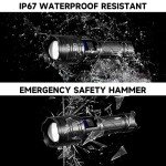 High Lumens Rechargeable Tactical Flashlight for Emergencies