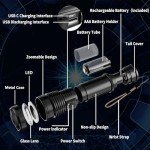 Super Bright 1000000 Lumens Rechargeable LED Flashlight
