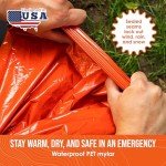Thermal Emergency Sleeping Bag with Survival Whistle