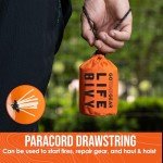Thermal Emergency Sleeping Bag with Survival Whistle