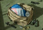 Outdoor Emergency Tube Tent with Steel Pegs