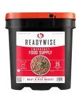 ReadyWise Survival Meals Bucket: Chicken, Beef, Pork, Rice
