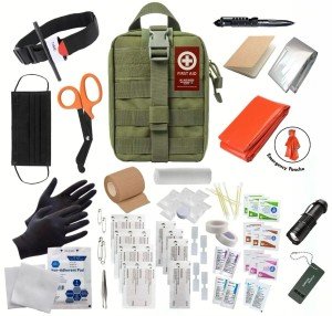 72-Piece Emergency First Aid Kit for Camping