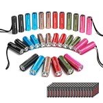 30-Pack Mini LED Flashlight Set with Lanyards