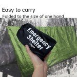 Olive Green Portable Emergency Survival Tent