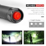 WdtPro S3000 Bright LED Flashlight for Emergencies