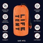 Mylar Tube Tent for 2: All-Weather Survival Shelter