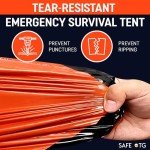 Mylar Tube Tent for 2: All-Weather Survival Shelter