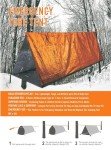 Mylar Tube Tent for 2: All-Weather Survival Shelter