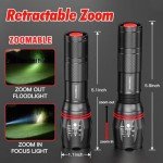 HAUSBELL A100 Waterproof LED Flashlight - 2 Pack