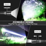 Super Bright Rechargeable Tactical Flashlight with 6 Modes