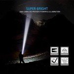 2000 Lumen Waterproof Flashlight - Pocket Size, Rechargeable