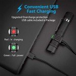 2000 Lumen Waterproof Flashlight - Pocket Size, Rechargeable