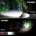 Blukar Rechargeable 2000L Bright LED Flashlight