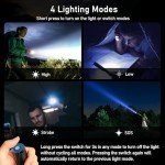 Blukar Rechargeable 2000L Bright LED Flashlight