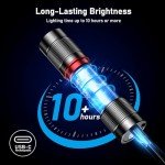Blukar Rechargeable 2000L Bright LED Flashlight
