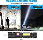 USB Rechargeable 2000 Lumen Tactical Flashlight