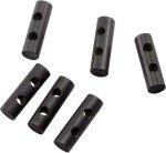 6-Pack Ferrocerium Fire Starter Survival Bracelets