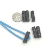 6-Pack Ferrocerium Fire Starter Survival Bracelets