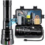 High Lumens Rechargeable LED Flashlight - 10H Use