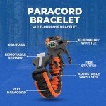 Lightweight 2-Person Survival Tent with Paracord Bracelets