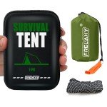 Frelaxy Compact Emergency Tent for Two, Army Green