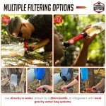 5 Reusable Emergency Water Straws – 1800-Gallon Filter
