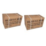 Military-Grade MRE Meals Bundle with Heater