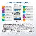 Primacare HB-10 Mylar Thermal Blanket Pack of 10