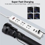 High Lumens Rechargeable Flashlight for Emergencies