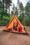 Stansport Orange 2-Person Backpacking Tent