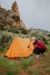 Stansport Orange 2-Person Backpacking Tent