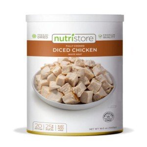Freeze-Dried Chicken for Emergency Food Storage