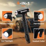 SINSEN Automotive Escape Tool, Window Breaker Seatbelt Cutter