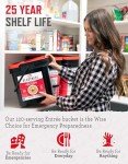 ReadyWise Emergency Food Supply Bucket - 120 Servings