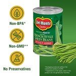 Del Monte No Salt Added Cut Green Beans, 4-Pack
